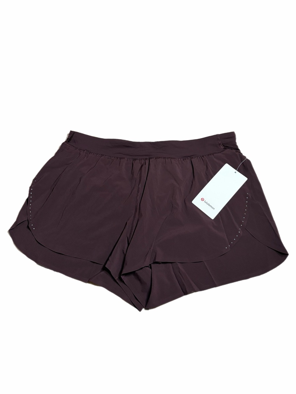 NWT Lululemon Fast & Free High-Rise Split Short 3" (Goodnight Plum) Size XL